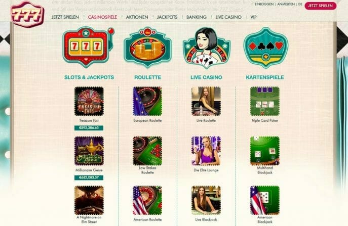 777 Casino Games