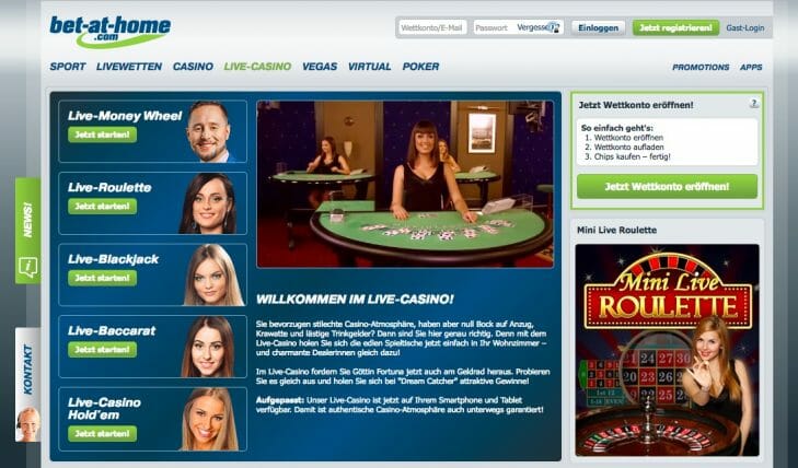 Bet-at-home Live Casino