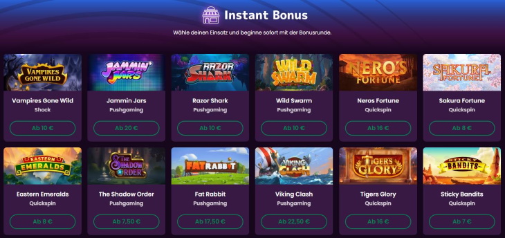 Boom Casino Bonus Instantané