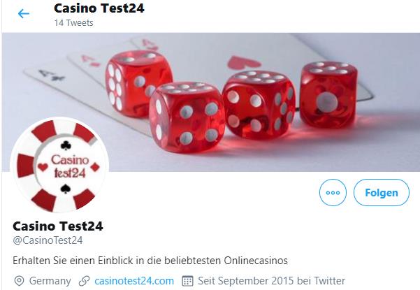 CasinoTest24 sur Twitter