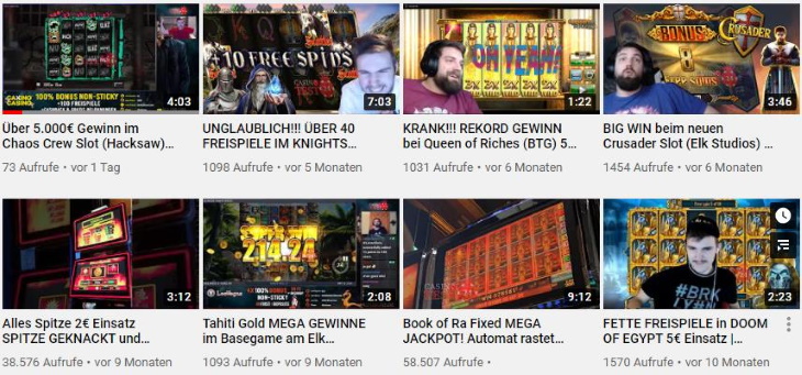 CasinoTest24 Youtube Vidéos