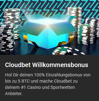 Cloudbet Casino Nouveaux Clients Un Bonus De