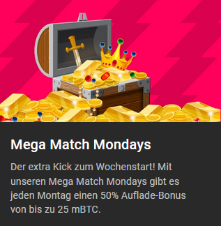 Cloudbet De Promotion Du Casino: Mega Match Mondays