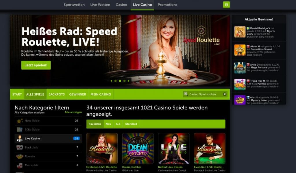 comeon-livecasinostart