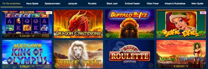 Catégories De Jeux Eurpa Casino