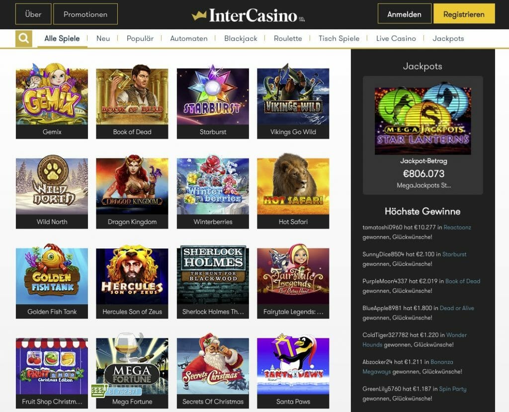 intercasino-games