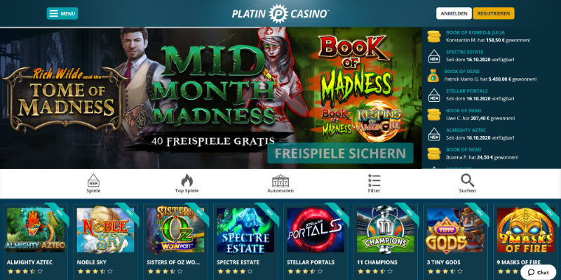 platincasino-nouveau site web