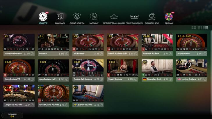 sunnyplayer-casino-vue d'ensemble de la roulette en direct