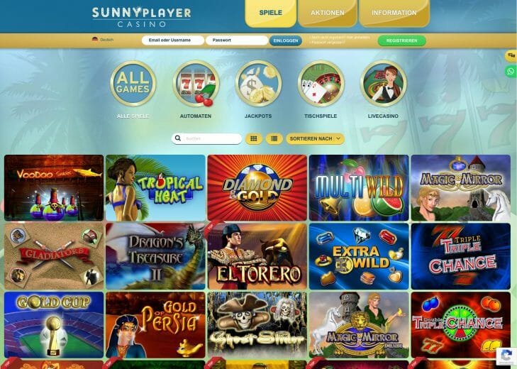 sunnyplayer-offre de jeux de casino